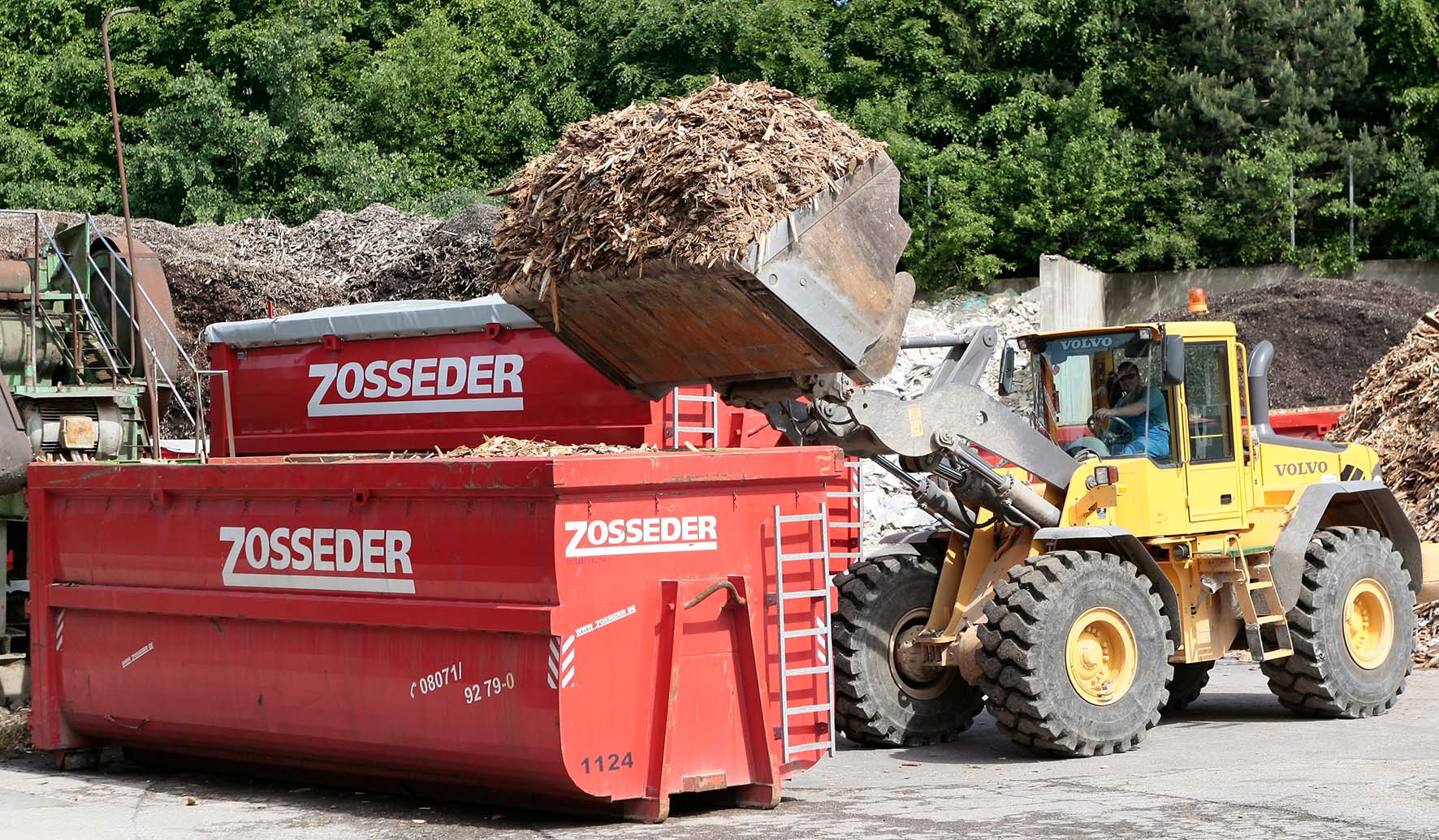 Zosseder Container wird verwendet Bild