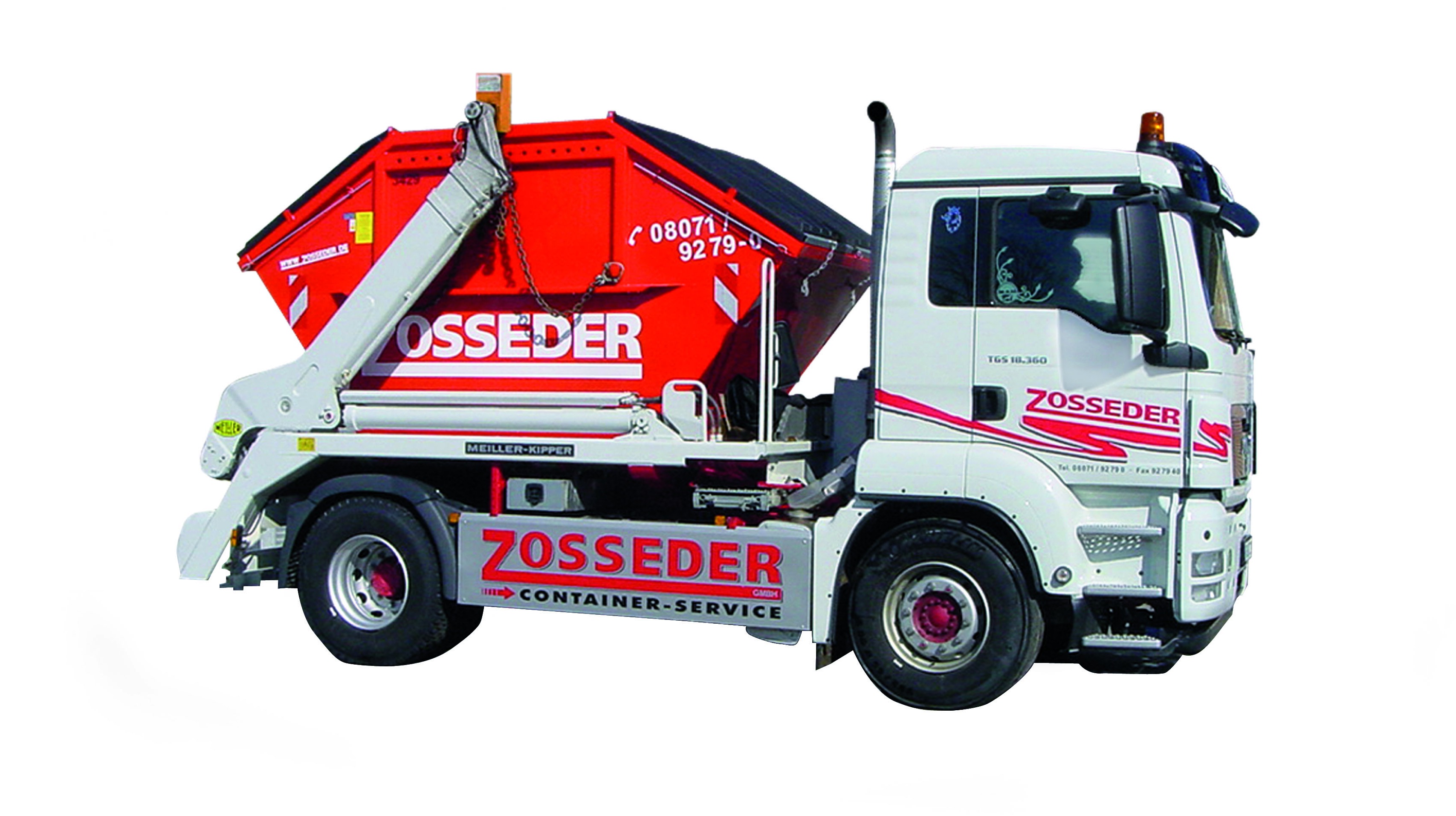 Zosseder Containerdienst-LKW Bild