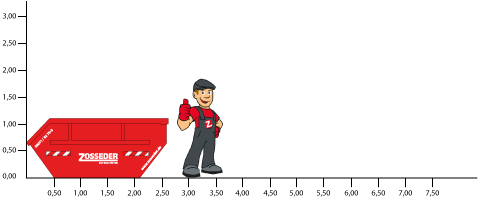 Zosseder 3cbm Container